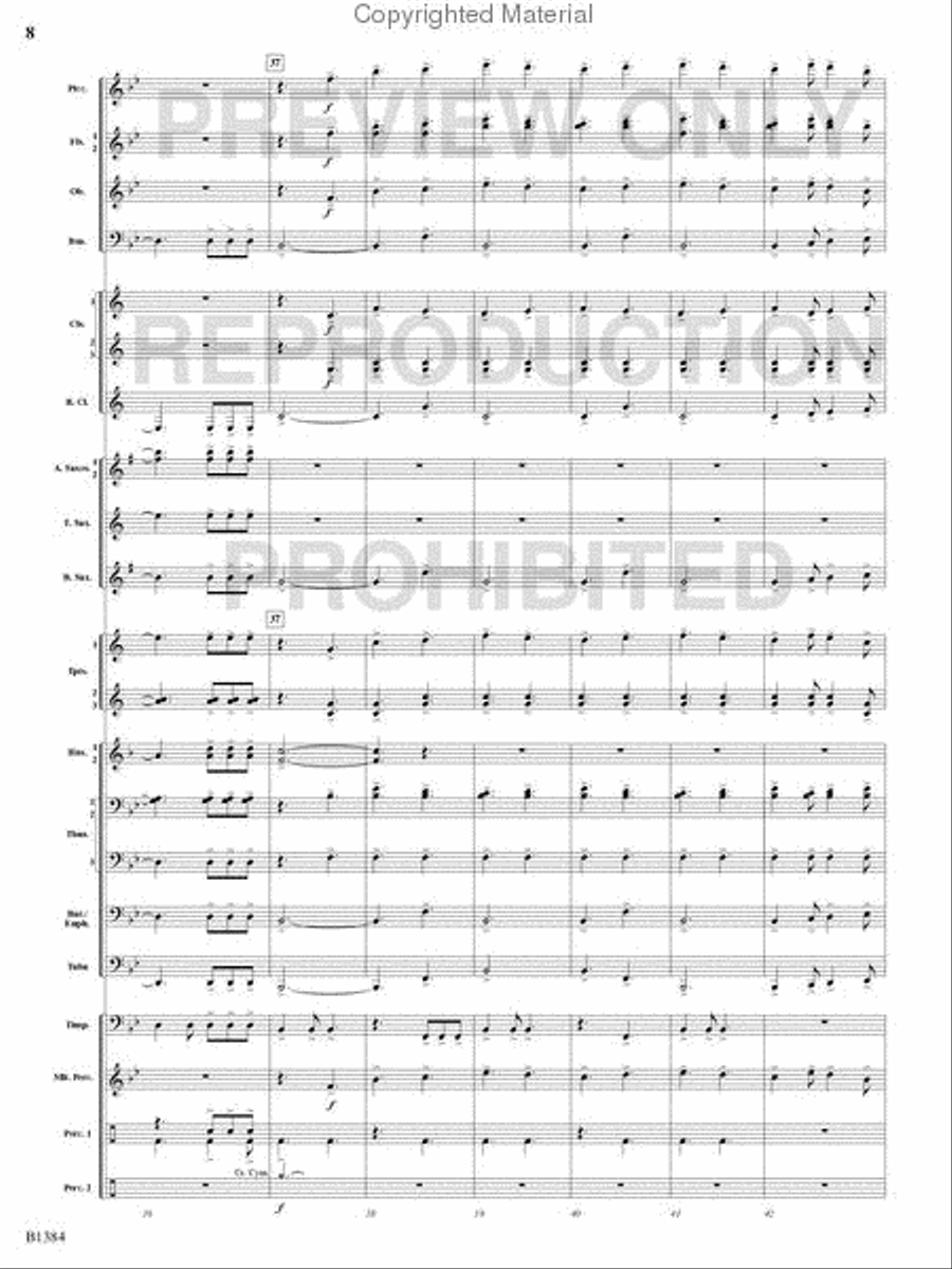 Summer Resounding! Concert Band scores gallery preview page 7