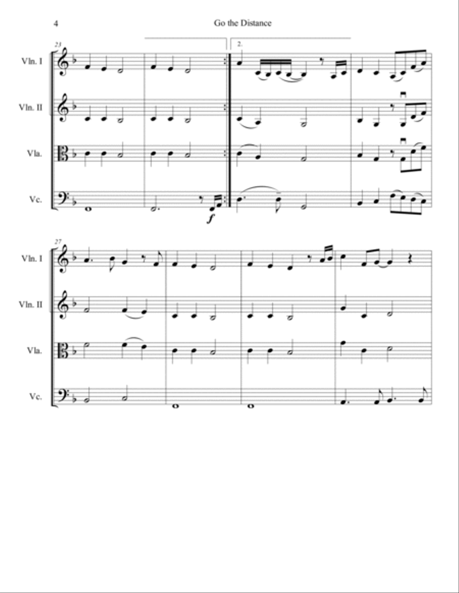 Go The Distance String Trio scores gallery preview page 5