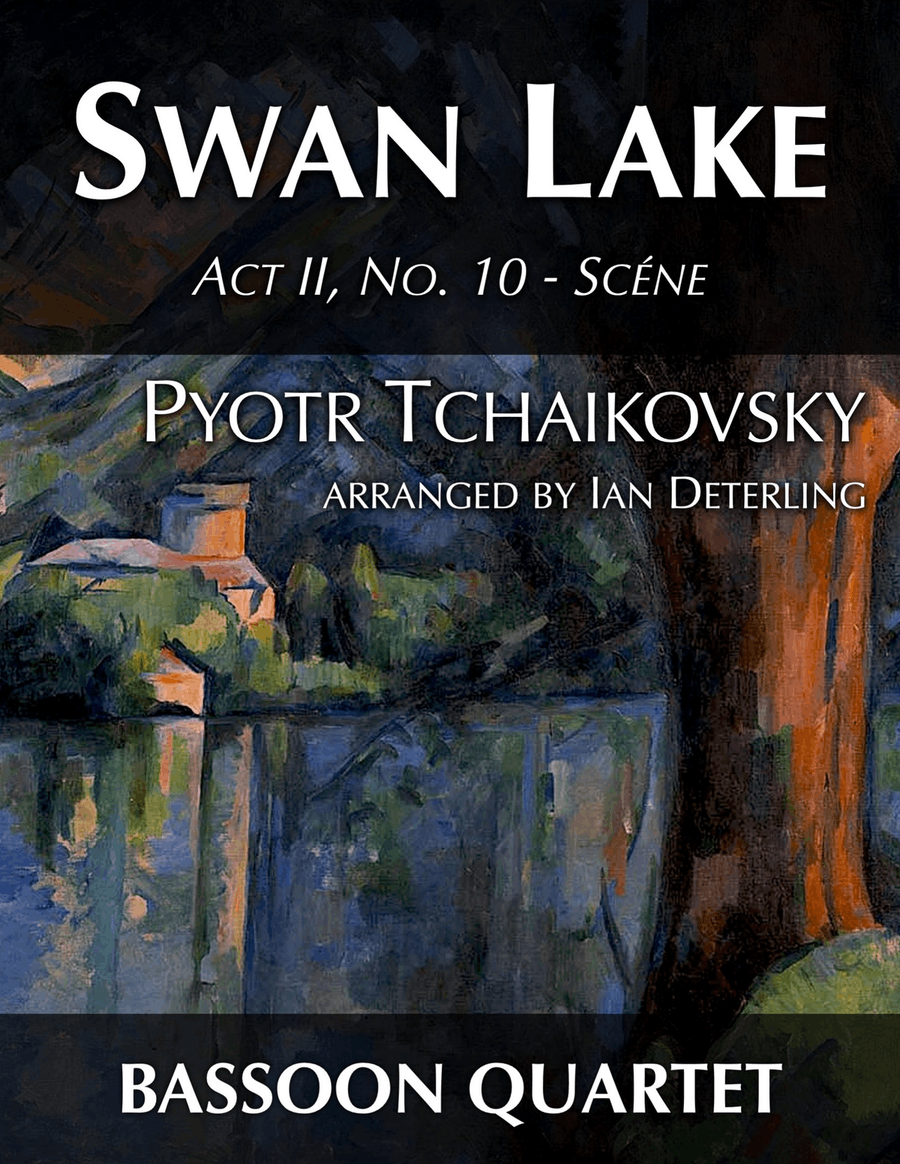 Swan Lake (for Bassoon Quartet) Bassoon Quartet scores gallery preview page 1