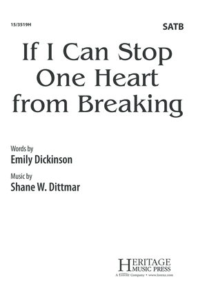 Book cover for If I Can Stop One Heart from Breaking