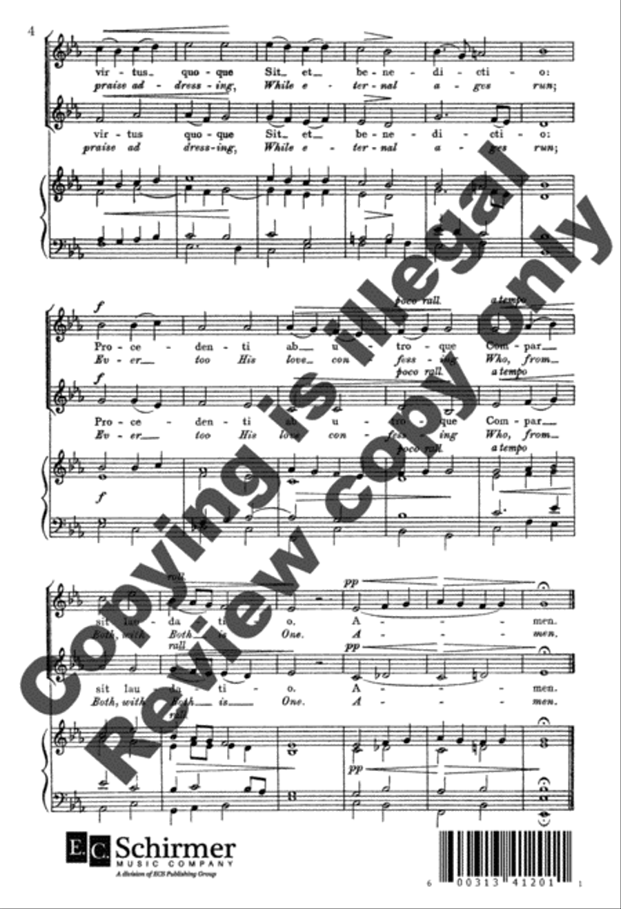 Tantum ergo (Therefore We, Before Him Bending) TB scores gallery preview page 4