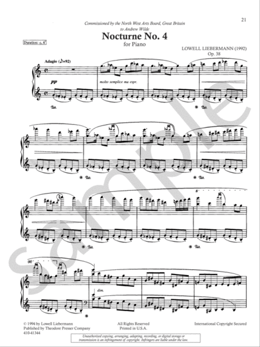 Complete Nocturnes Chamber Music scores gallery preview page 6
