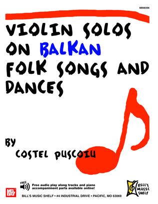 Book cover for Violin Solos on Balkan Folk Songs and Dances