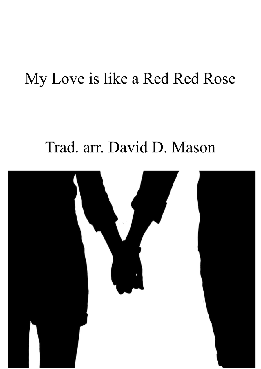 My love is like a Red Red rose Easy Piano scores gallery preview page 1