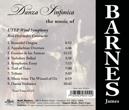 The Music of James Barnes: Danza Sinfonica