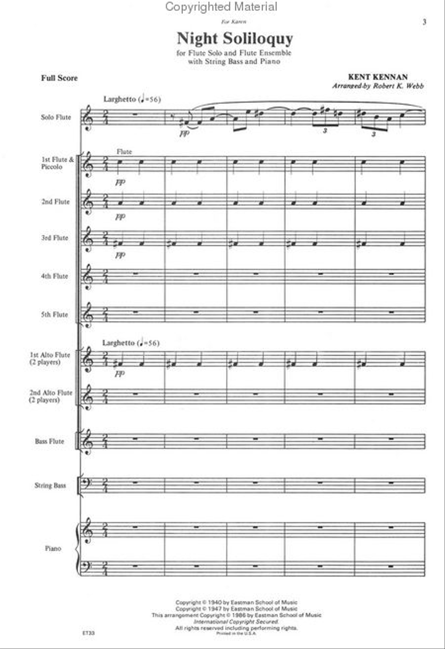 Night Soliloquy Night Soliloquy Piccolo scores gallery preview page 2