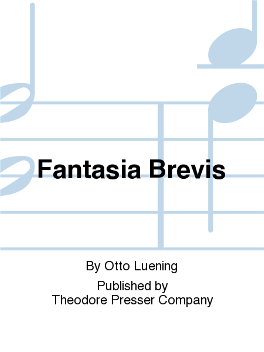 Fantasia Brevis Chamber Music scores gallery preview page 1