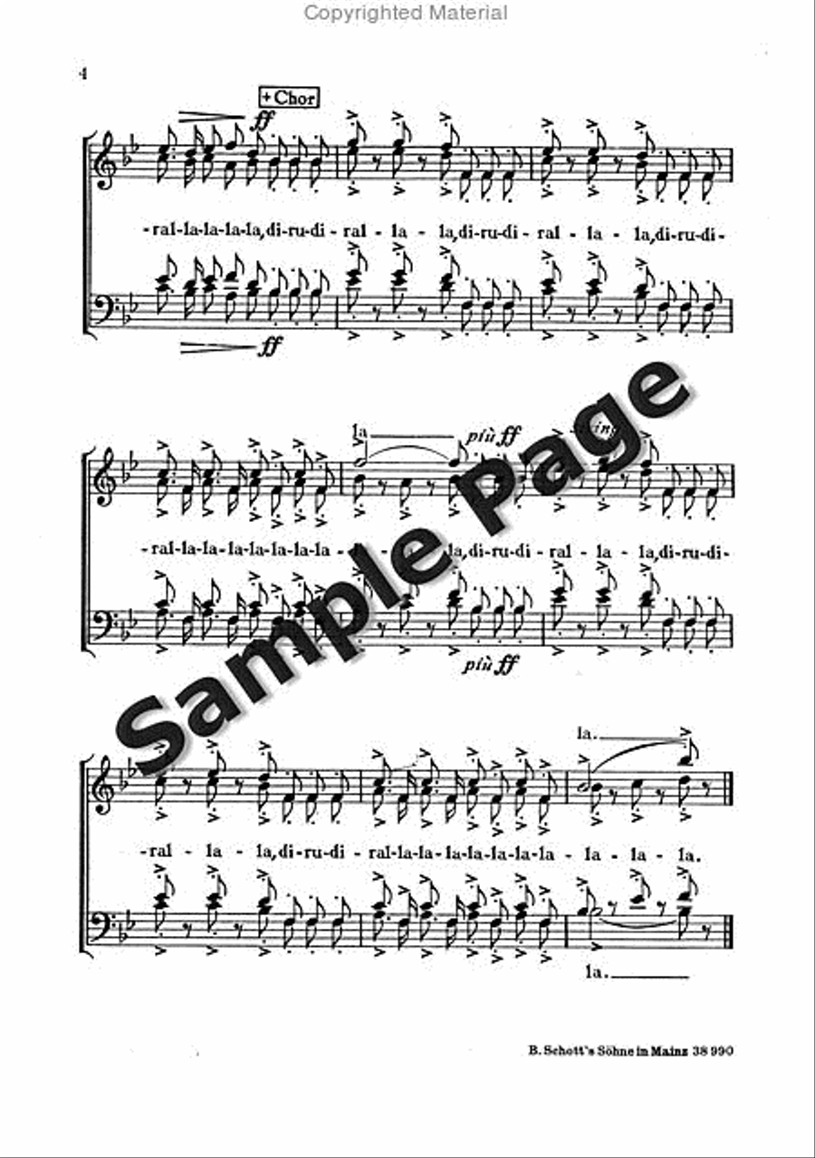 Frisch Auf Ihr Musikanten Satb 4-Part scores gallery preview page 4