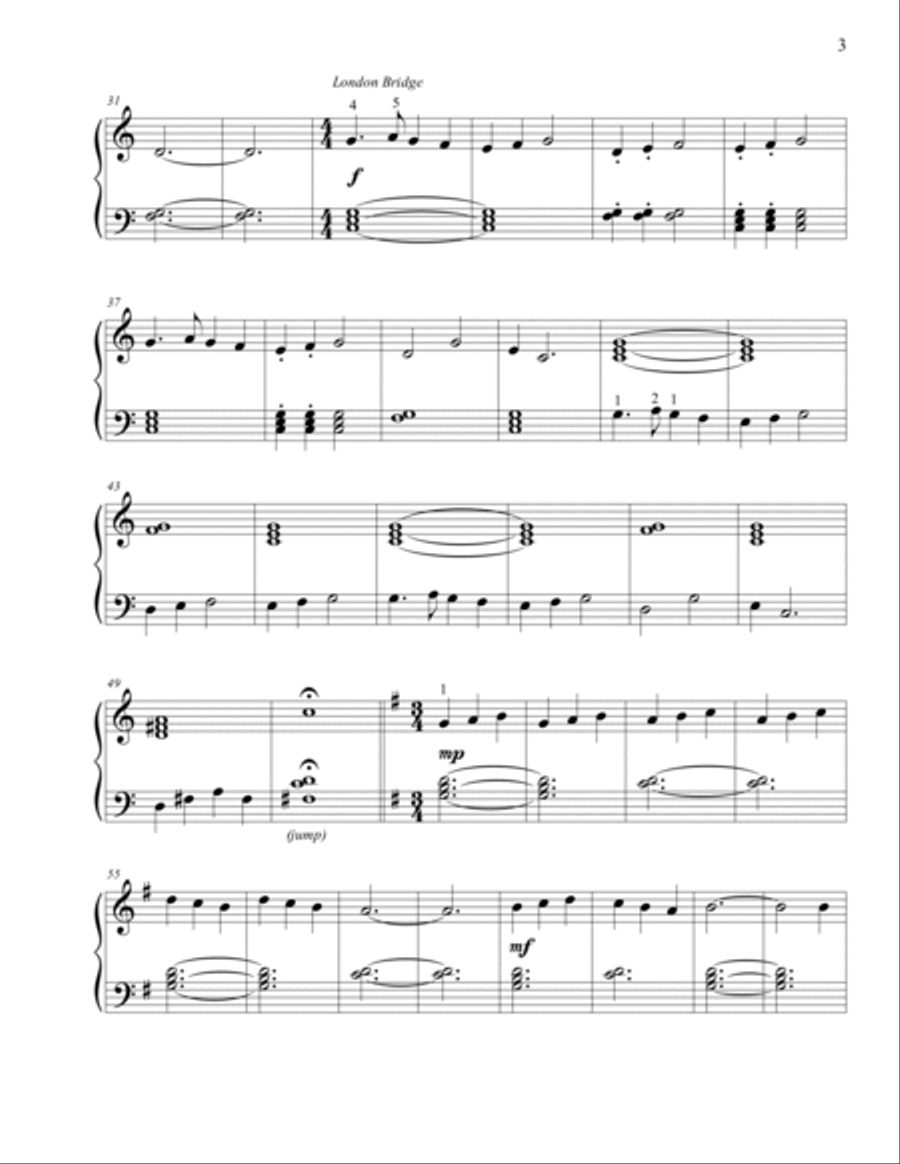Fun in London (Level 1, Studio License, Piano Solo) Piano Method scores gallery preview page 3