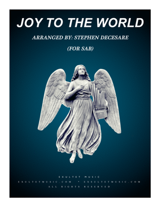 Book cover for Joy To The World (for SAB)