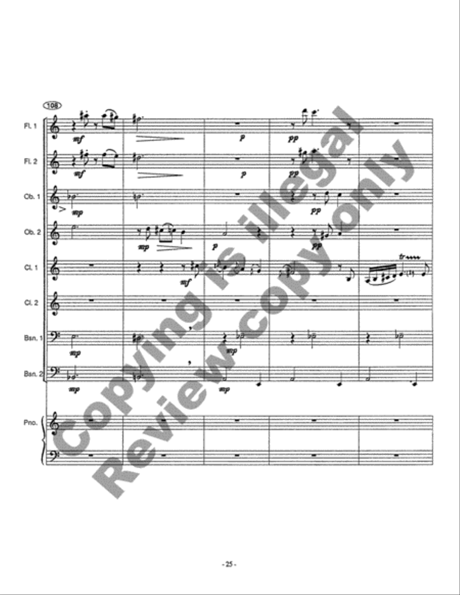 With Love and Hisses Chamber Orchestra scores gallery preview page 17