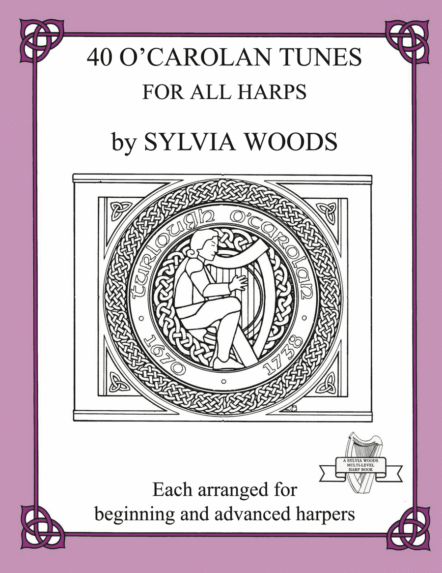 40 O'Carolan Tunes for All Harps Celtic Harp scores gallery preview page 1