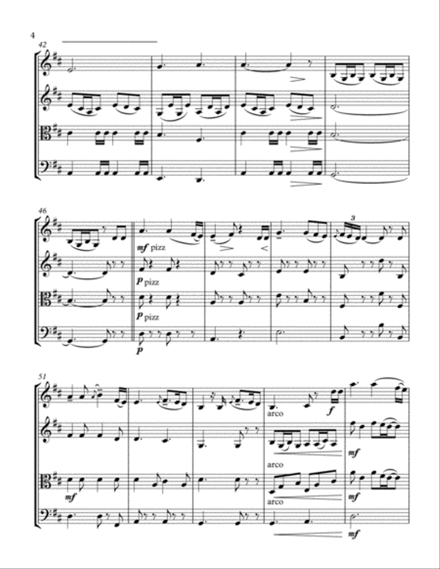 Remedy String Quartet scores gallery preview page 4