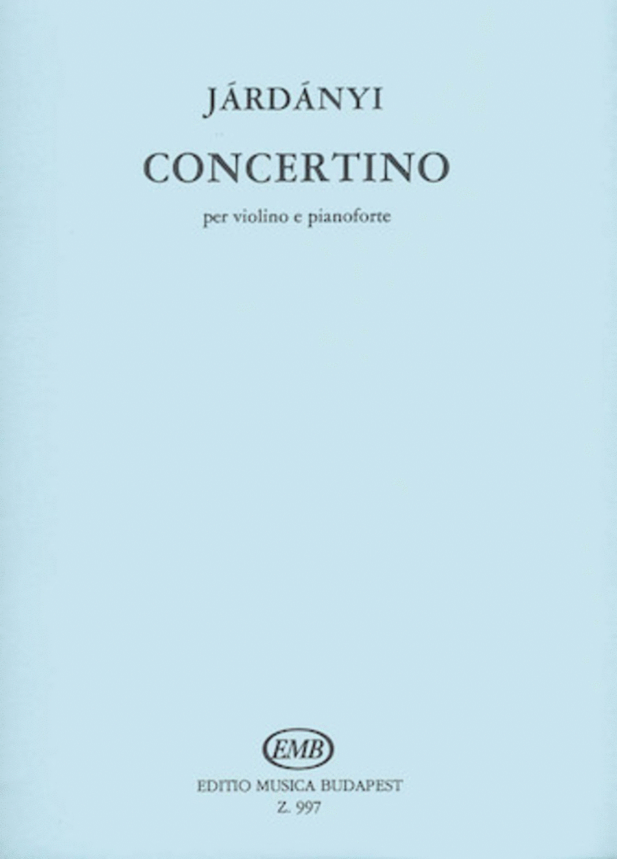 Concertino Violin Solo scores gallery preview page 1