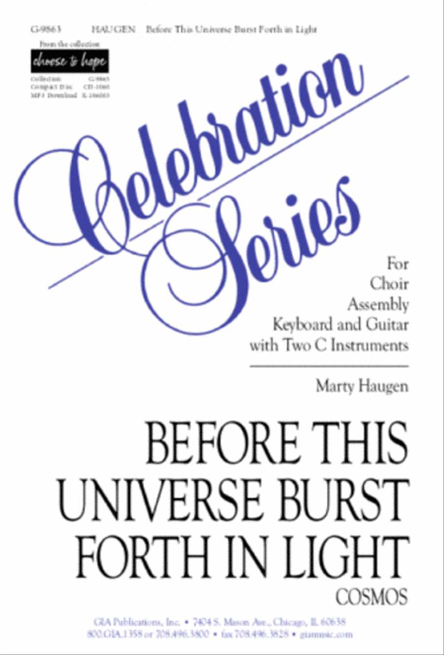 Before This Universe Burst Forth in Light 4-Part scores gallery preview page 1