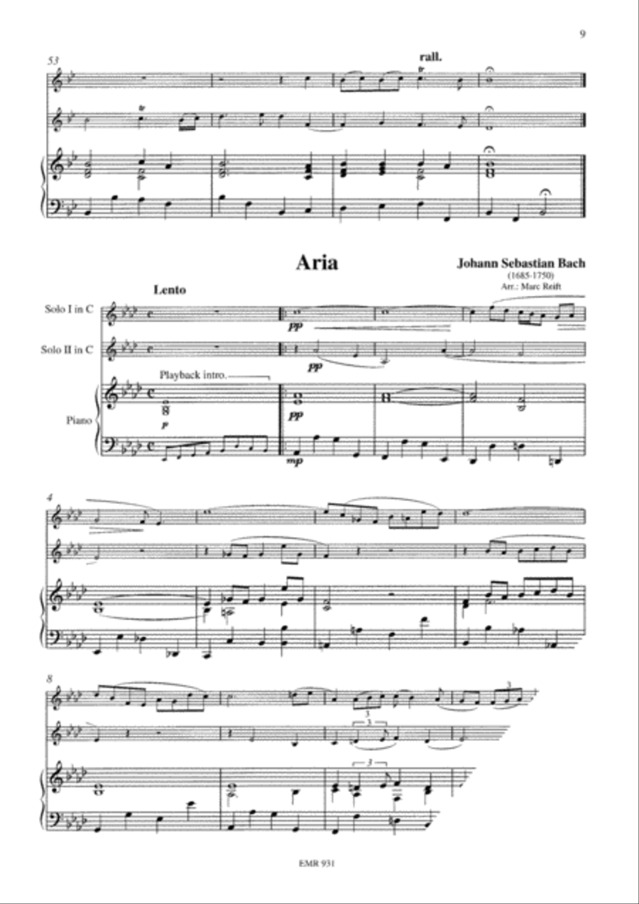 Wedding Music Brass Ensemble scores gallery preview page 5