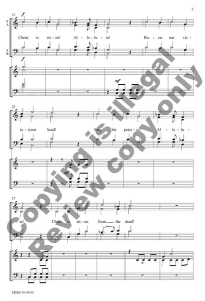 Christ Is Risen! Alleluia! (Choral Score) image number null