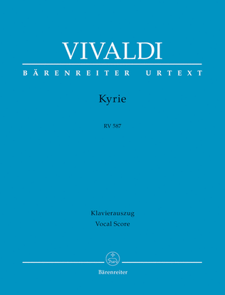 Book cover for Kyrie RV 587