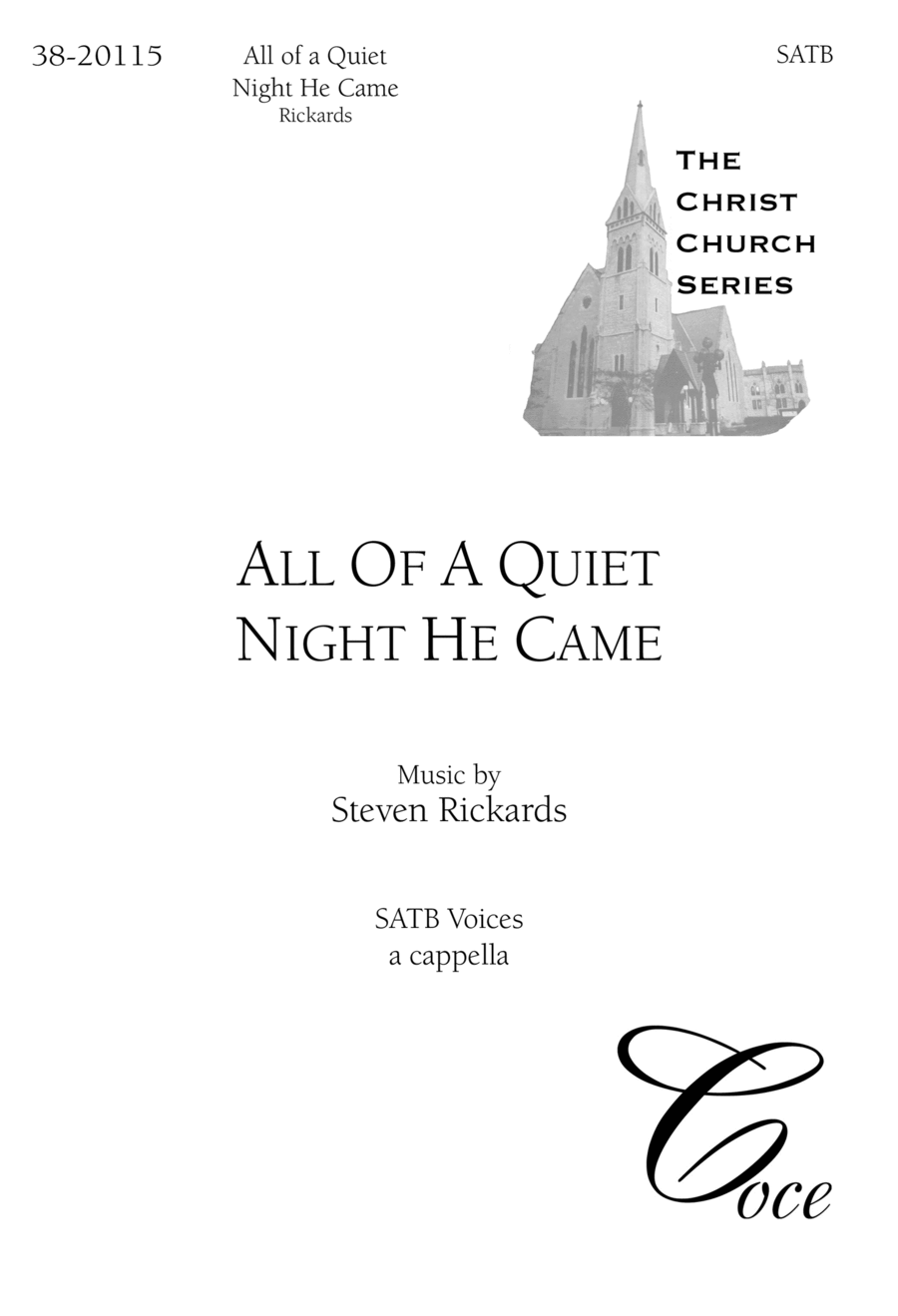 All Of A Quiet Night He Came 4-Part scores gallery preview page 1