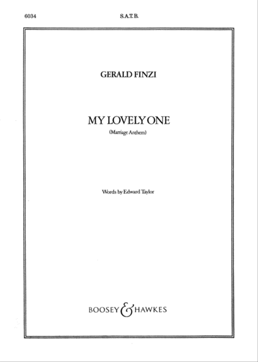 My Lovely One Divisi scores gallery preview page 1