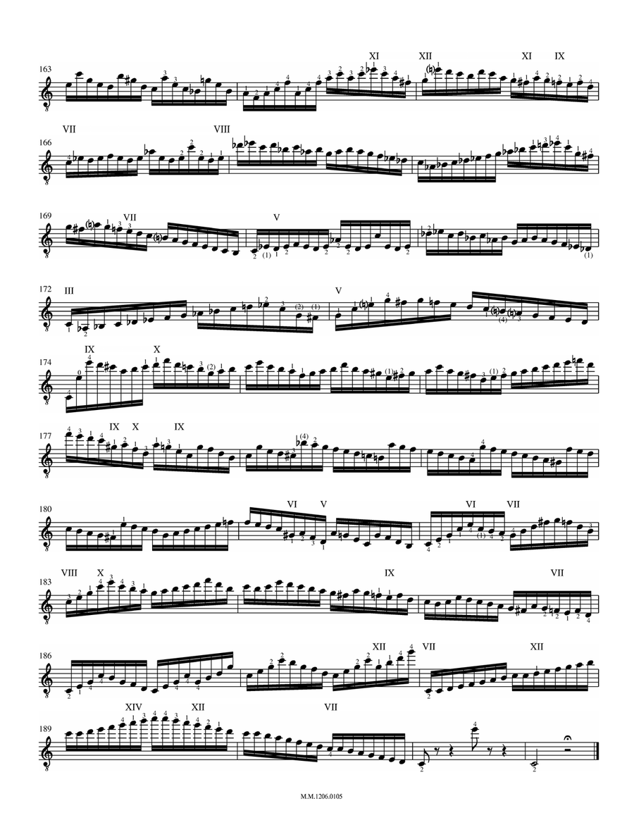 Moto Perpetuo, Op.11 (Perpetual Motion) Classical Guitar scores gallery preview page 5