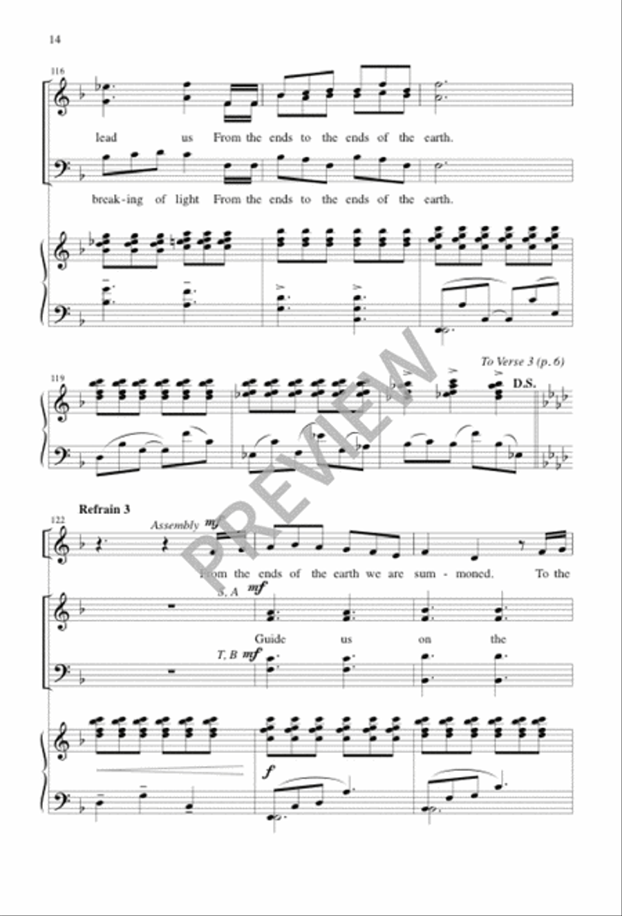 To the Ends of the Earth To the Ends of the Earth 4-Part scores gallery preview page 14