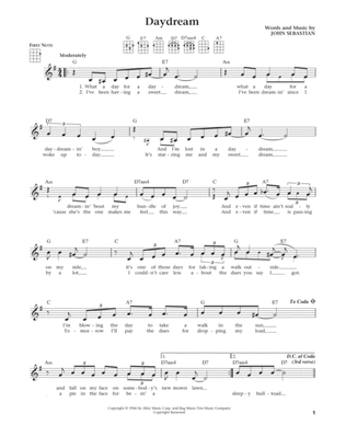 Daydream (from The Daily Ukulele) (arr. Liz and Jim Beloff)