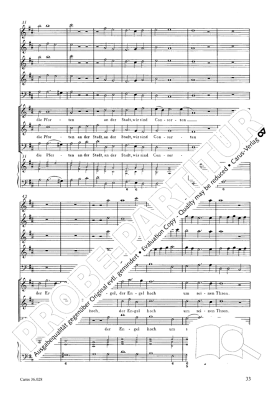 Wake, o wake and hear the voices 3-Part scores gallery preview page 33
