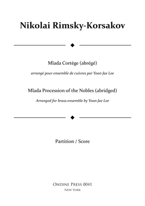Mlada Procession of the Nobles (abridged) for Brass Ensemble - Score Only