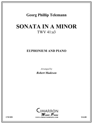 Book cover for Sonata in A Minor
