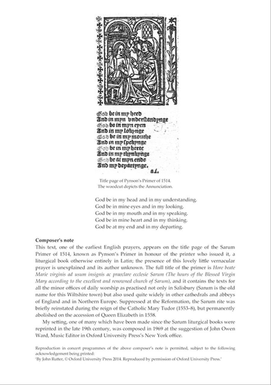 God be in my head God be in my head 4-Part scores gallery preview page 2