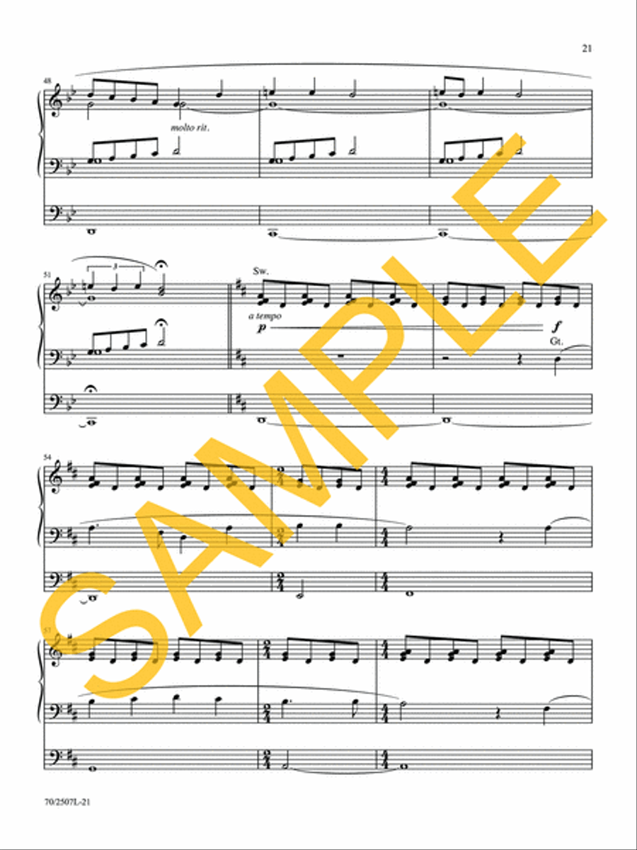 Hymn Inventions for Organ Organ Solo scores gallery preview page 16