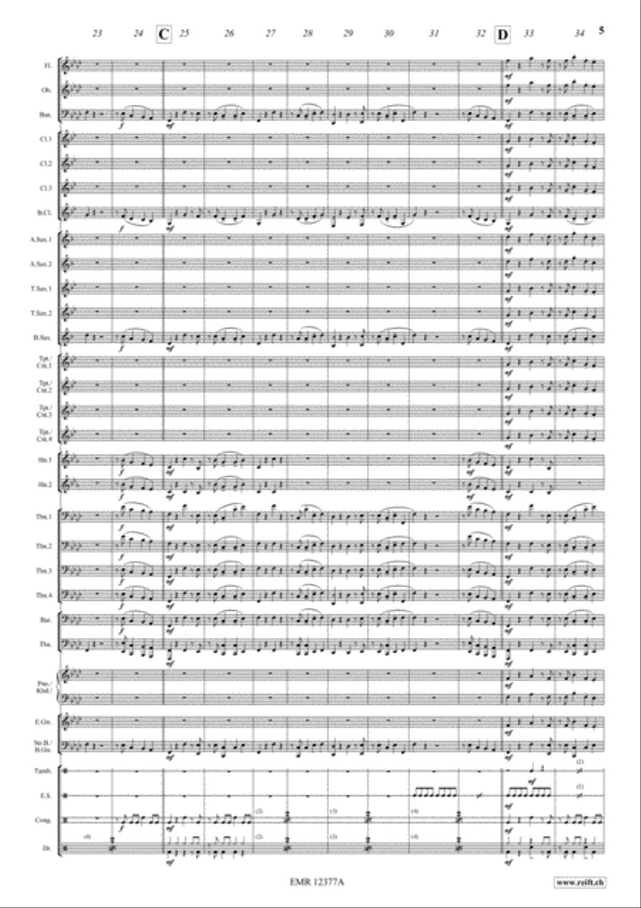 Beverly Hills Cop Concert Band scores gallery preview page 5