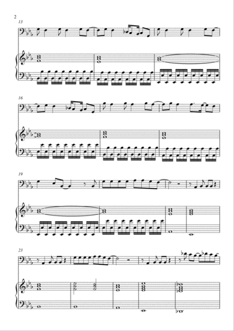 Stupid Love String Duet scores gallery preview page 2
