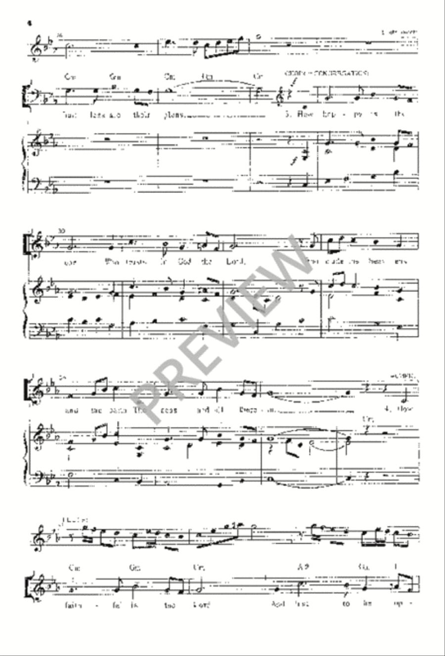 Oh, Praise the Lord, My Soul! 2-Part scores gallery preview page 5