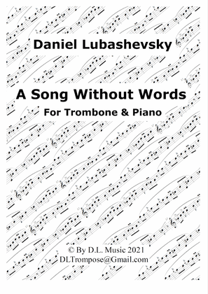 A Song Without Words for Trombone and Piano