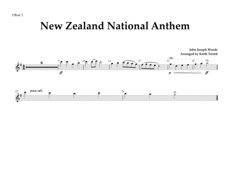 New Zealand National Anthem for Symphony Orchestra image number null