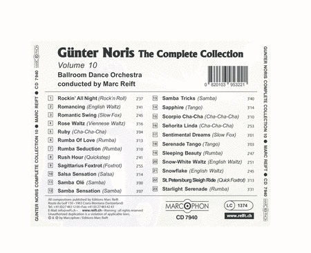 Gunter Noris King Of Dance Music Volume 10
