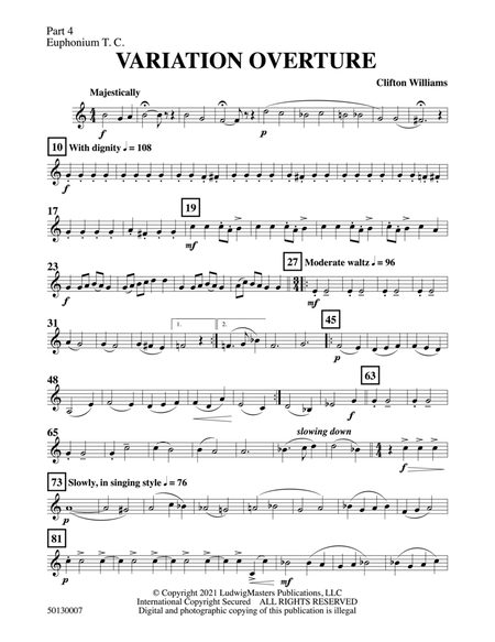 Variation Overture: Part 4 - Euphonium T. C.