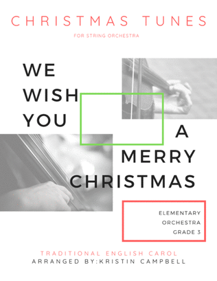 We Wish You a Merry Christmas - String Orchestra
