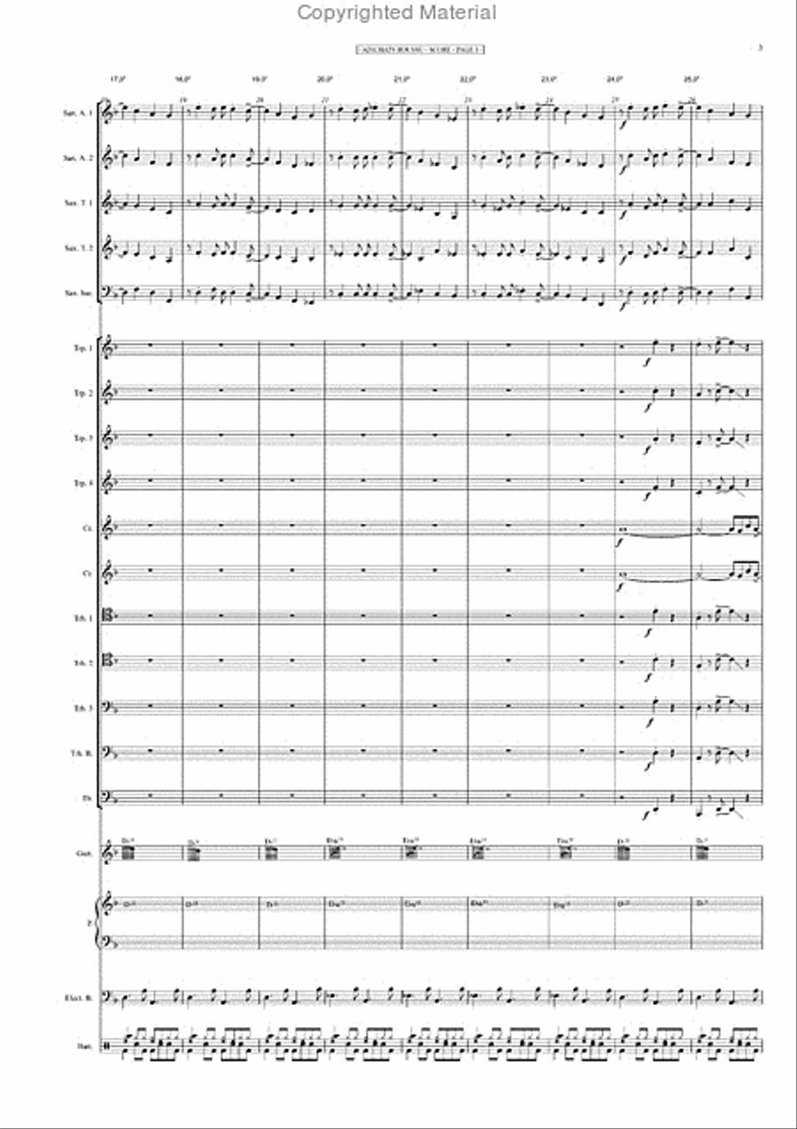 Adichats boussu Jazz Ensemble scores gallery preview page 4