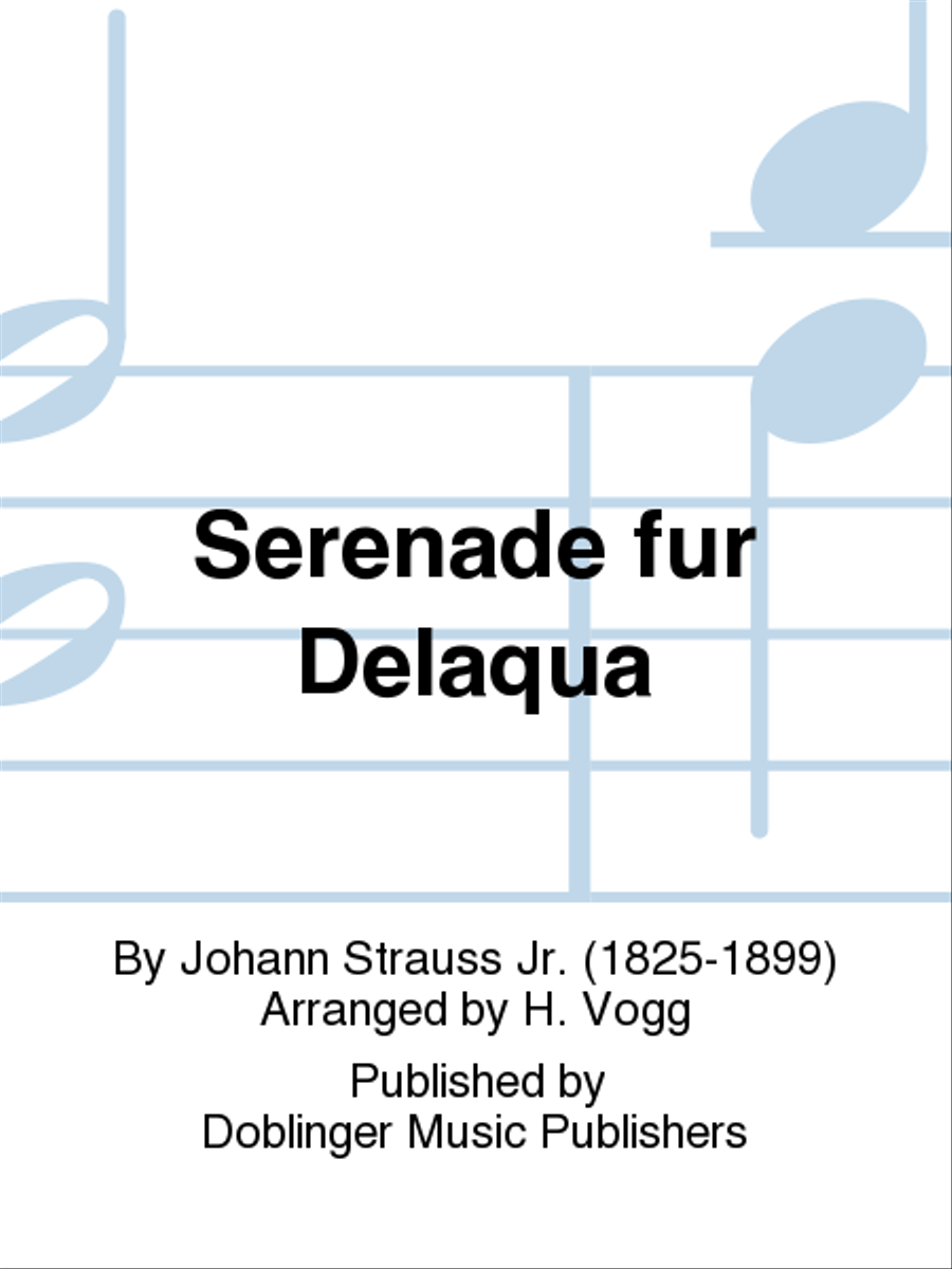 Serenade fur Delaqua Serenade fur Delaqua Choir scores gallery preview page 1