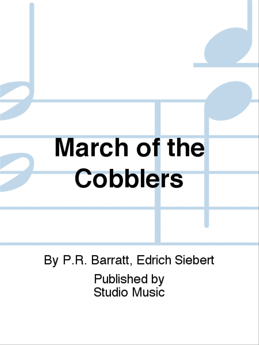 March of the Cobblers March of the Cobblers Brass Band scores gallery preview page 1