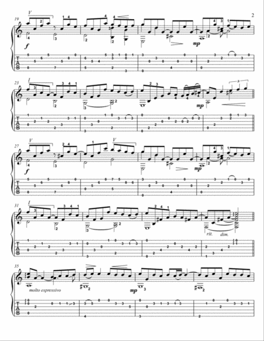 Feelings (?dime?) Electric Guitar scores gallery preview page 2