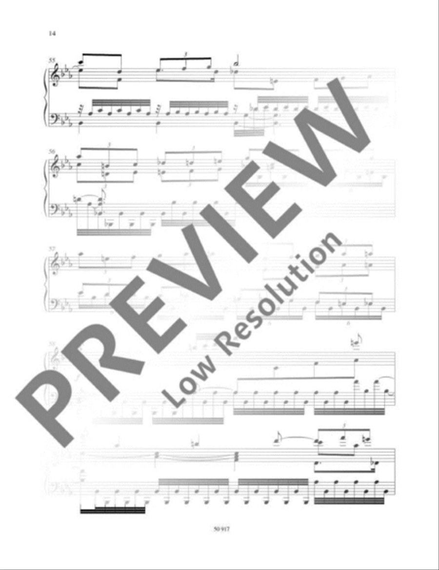 Morgendämmerung und Siegfrieds Rheinfahrt (Götterdämmerung) Piano Solo scores gallery preview page 15