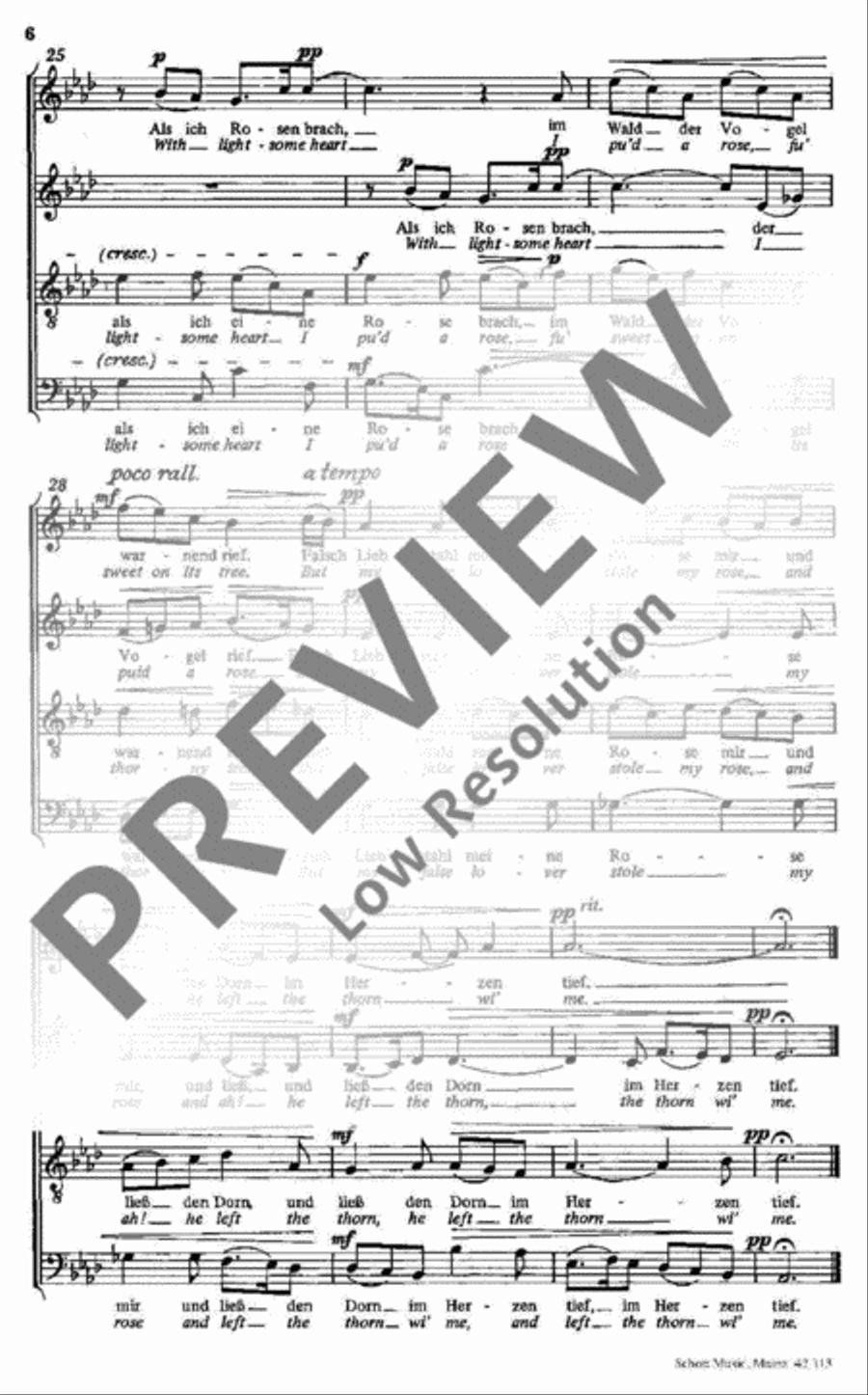 4 British Folk Songs 4-Part scores gallery preview page 7