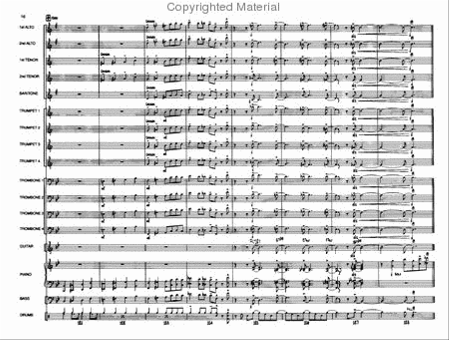 Blue Hue Jazz Ensemble scores gallery preview page 16