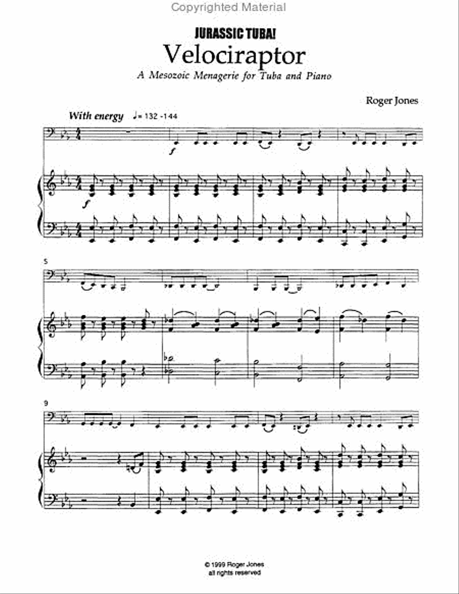 Jurassic Tuba Tuba scores gallery preview page 4