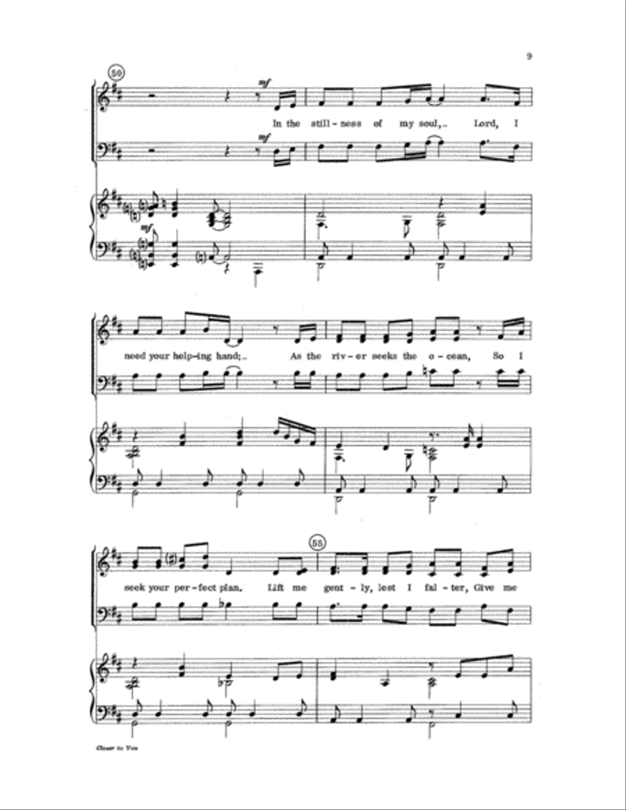 Closer to You 3-Part scores gallery preview page 9