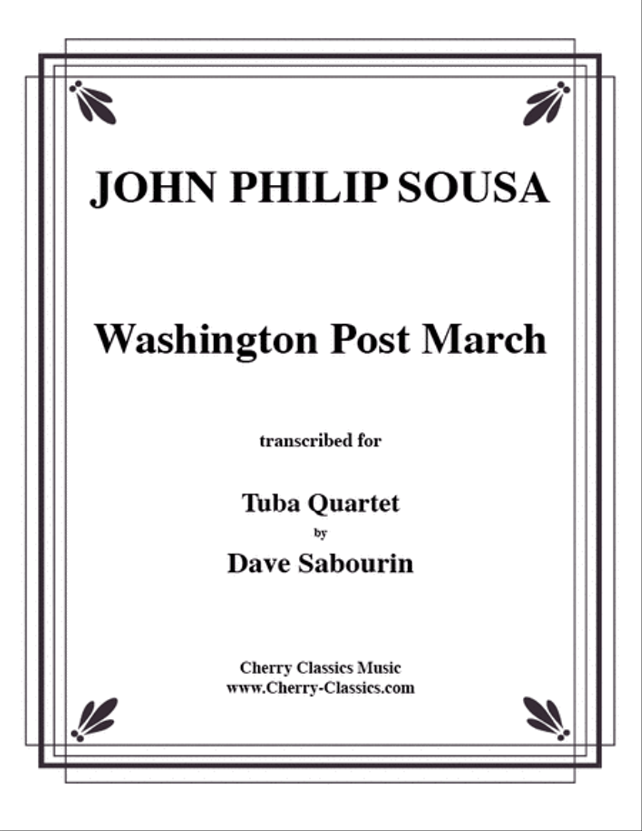 Washington Post March Tuba Quartet scores gallery preview page 1